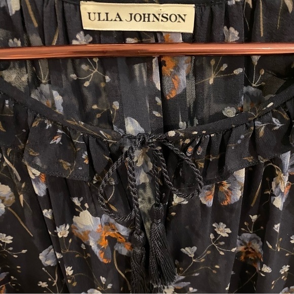 Ulla Johnson Floral Mini Dress - Black and White - Picture 7 of 9